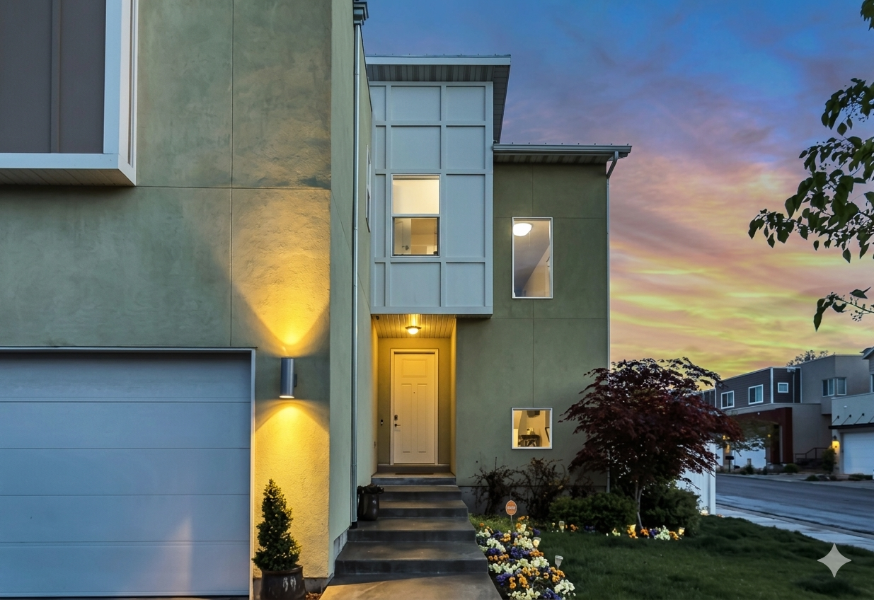 Evening exterior
