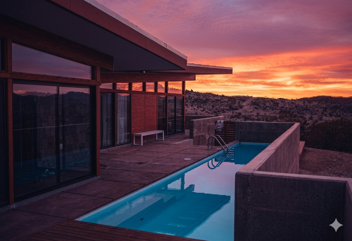 Sunset pool